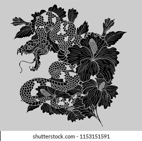 3,120 Snake Japanese Tattoo Images, Stock Photos & Vectors | Shutterstock