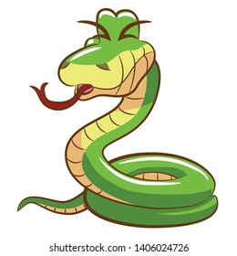 Snake vector graphic clipart design
