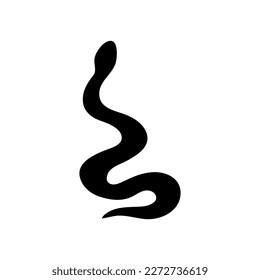 snake vector icon flat illustration on white background..eps