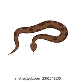 diseño de ilustración de icono de vector de serpiente