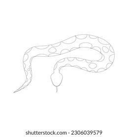 snake vector icon illustration design