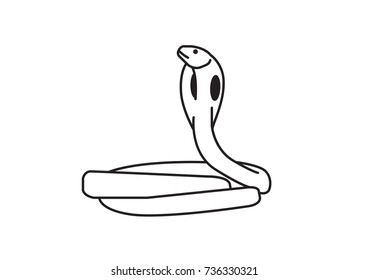 snake vector icon logo