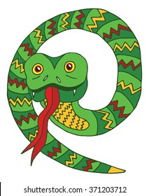 snake vector illustration