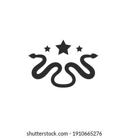 snake vector illustration icon design