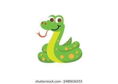 Snake vector illustration isolated on a white background