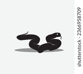 Snake vector image clip art
