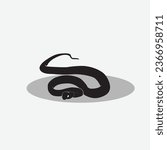 Snake vector image clip art