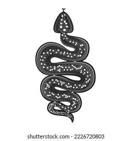 Snake Vector, Snake Logo, Snake Icon, Snake Illustration, Wildlife Animal, Boa Constrictor, Tattoo, Vector Illustration Background	