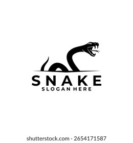 Serpente, modelo de vetor de design de logotipo Viper