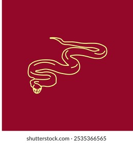 snake year chinese new year poster banner vector illustration
