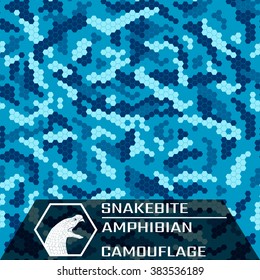 Snakebite. Amphibian.
Hybrid camouflage for marine and urban environments. 