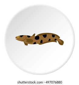 Snakehead icon. Flat illustration of snakehead vector icon for web