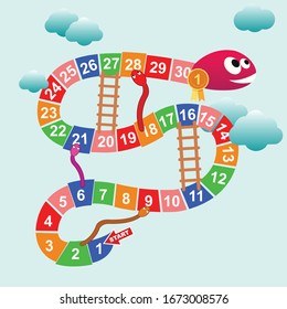 
Snakes And Ladders Board Game