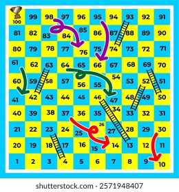 snakes and ladders board game design
