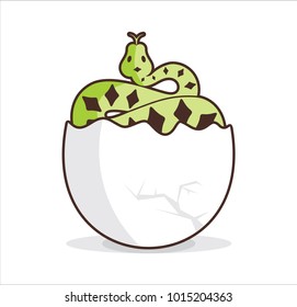 the snake's logo wriggles