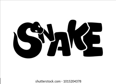 the snake's logo wriggles