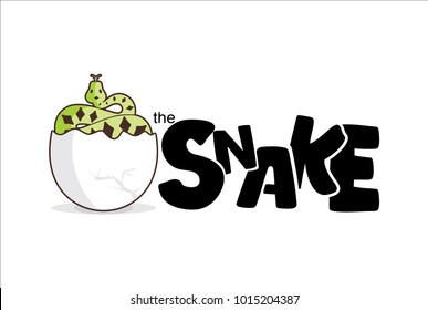 the snake's logo wriggles