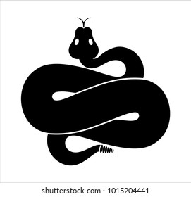 the snake's logo wriggles