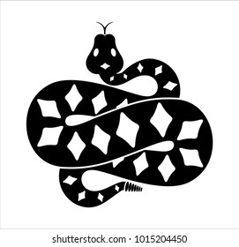 the snake's logo wriggles