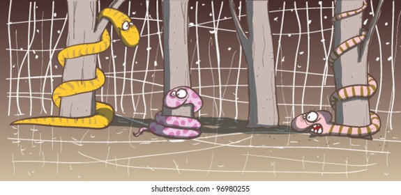 Snakes on Trees