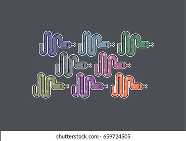 Snakes stickers