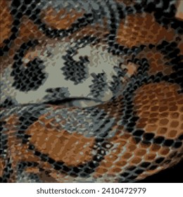 patrón de serpiente impresión de fondo animal salvaje