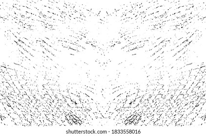 Snakeskin pattern imitation. Lines and spots structural texture. Cool and artsy faux leather background. Abstract vector illustration. Black isolated on white. EPS10 