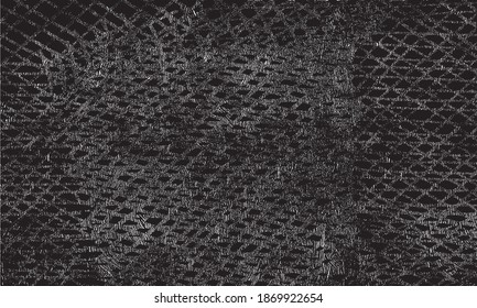 Snakeskin pattern imitation. Lines and spots structural texture. Cool and artsy faux leather background. Abstract vector illustration. Black isolated on white. EPS10 