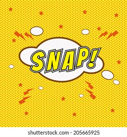 Snap! - Comic Speech Bubbles vector