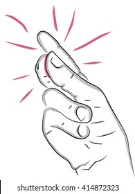 snap of the fingers, hand, palm, fingers