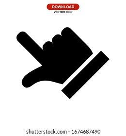 snap fingers icon or logo isolated sign symbol vector illustration - high quality black style vector icons
