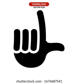 snap fingers icon or logo isolated sign symbol vector illustration - high quality black style vector icons
