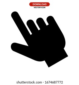 snap fingers icon or logo isolated sign symbol vector illustration - high quality black style vector icons
