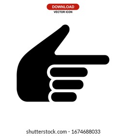 snap fingers icon or logo isolated sign symbol vector illustration - high quality black style vector icons
