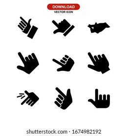 snap fingers icon or logo isolated sign symbol vector illustration - Collection of high quality black style vector icons
