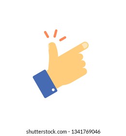 Easy Icon Finger Snapping Line Sign Stock Vector (Royalty Free) 1879679593