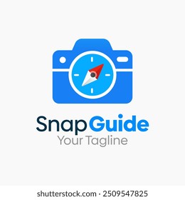 Modelo de design de logotipo de guia de encaixe. Bom para negócios, agência, comunidade e organização