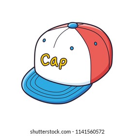 Snapback hat baseball cap isolated