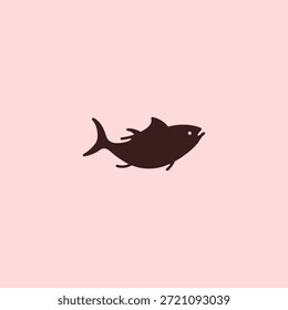 Logotipo do peixe-caçador que representa as capturas frescas e a identidade marinha.