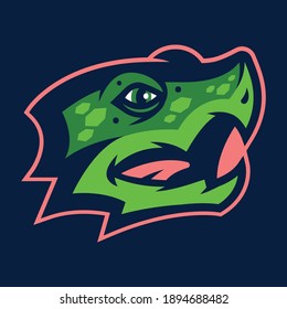 Snapping Turtle Vector Mascot Logo Illustration