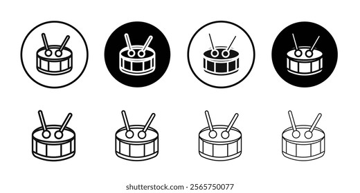 Snare Drum icon Simple thin outline