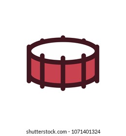 snare drum icon vector