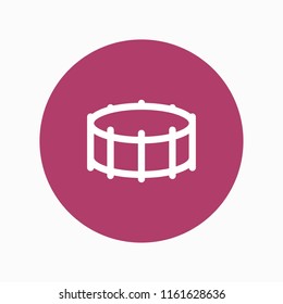 snare drum icon vector