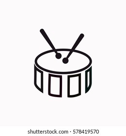 Snare Drum  Icon. Vector Design.