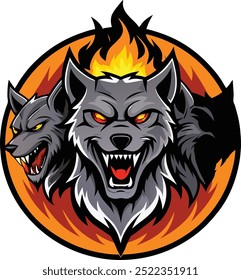 Snarling-Wolf-Logo Vector and Vectors Illustrations