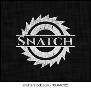 Schweinekreideemblem auf der Tafel