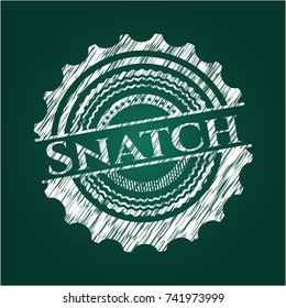 Snatch chalkboard emblem