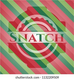 Snatch christmas badge.