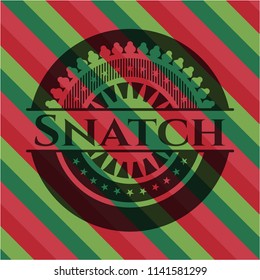 Snatch christmas emblem.