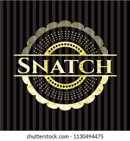 Snatch gold emblem or badge